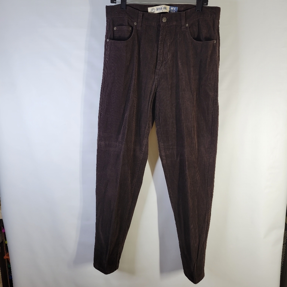 Womans Gap No 3 Classic Fit CLS Brown Corduroy Size 14